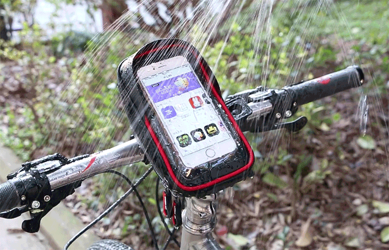 Enjoy Secure Viewing & Storage on the Go with Bike Phone Mount Bag