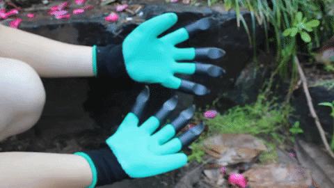 Perfect Garden Gloves With Claw, Prevent Broken Fingernails & Bruised Fingertips