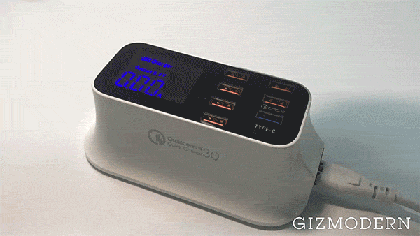 Smart 8-Port USB & Type-C Quick Charge Station – Charge Faster, Smarter and Safer
