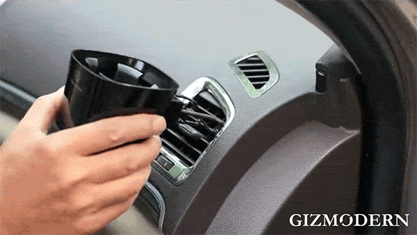 Solar-powered Smokeless Car Ashtray & Cup Holder – Perfect Addition to Your Car