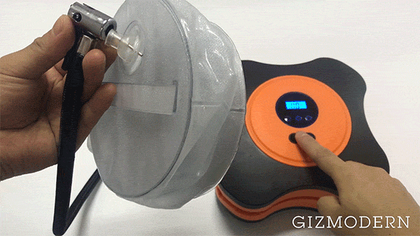 The Most Portable and Smart Electric Car Air Pump with Digital Display