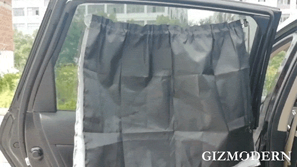Universal Portable & Stretchable Car Window Curtains With UV Block