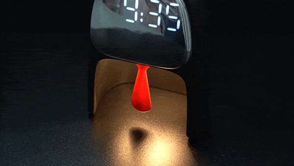 Voice Control Digital Alarm Clock With Night Light, Dual Alarm Mode & Snooze Function