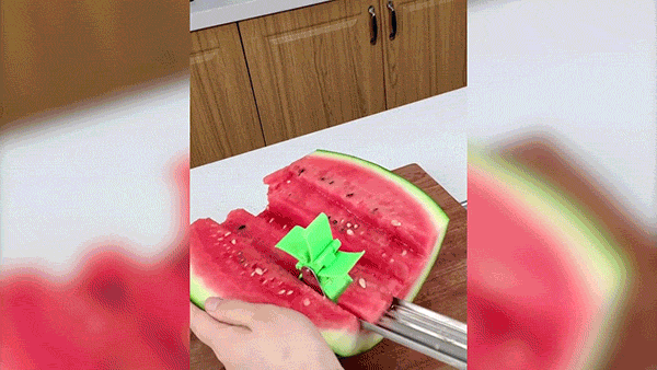 Watermelon Windmill Cutter, Perfect Cubes Makes A Perfect Summer