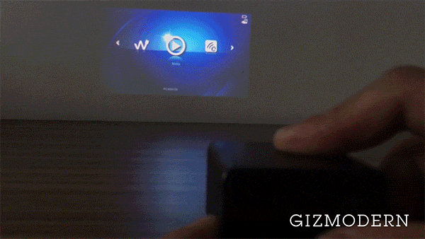 Wireless WIFI-Controlled Mini LED Projector – Presentations And Movies In Your Pocket