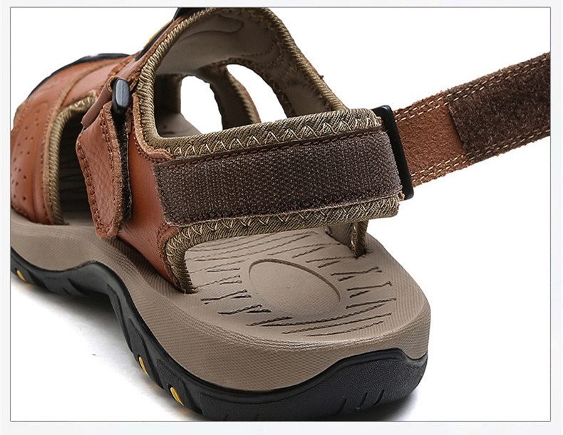 Blair - Men Orthopedic Leather Hiking Sandals