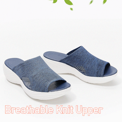 2021 Upgraded - Stretch Orthotic Slide Sandals, Knitted Sports Corrective Sandals
