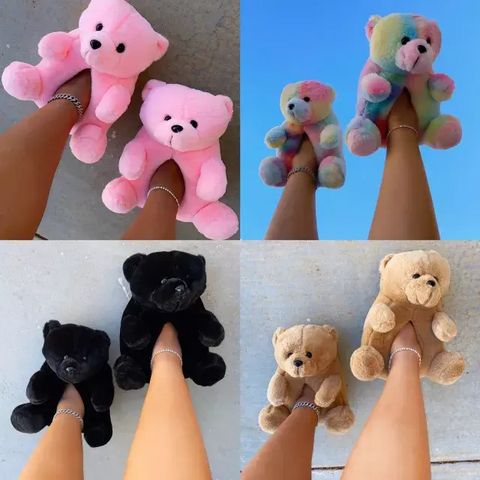 Teddy Bear Slippers