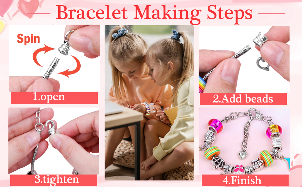 Charm Bracelet Jewelry Making Kit 