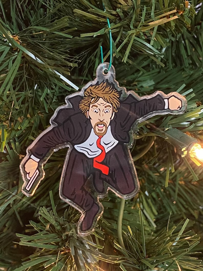 Die Hard Advent Calendar Hans Gruber Falling off off Nakatomi Plaza