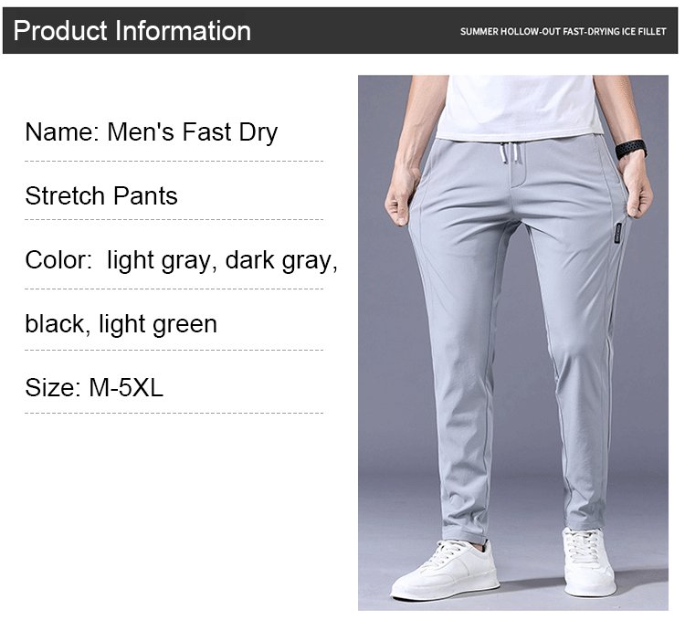 Stretch Pants – Men's Fast Dry Stretch Pants