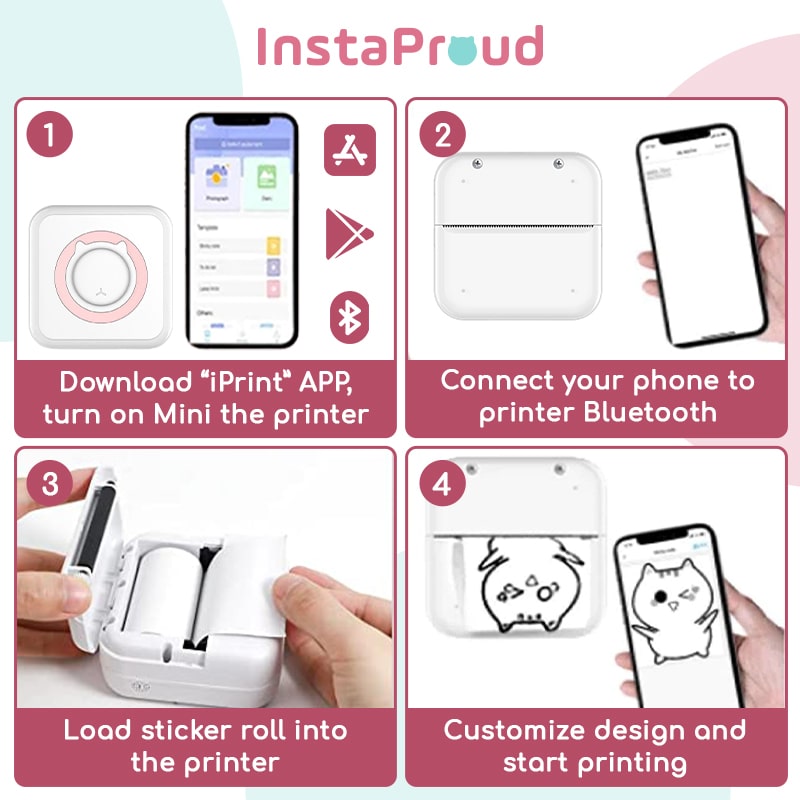 InstaProud - Portable Sticker Printer