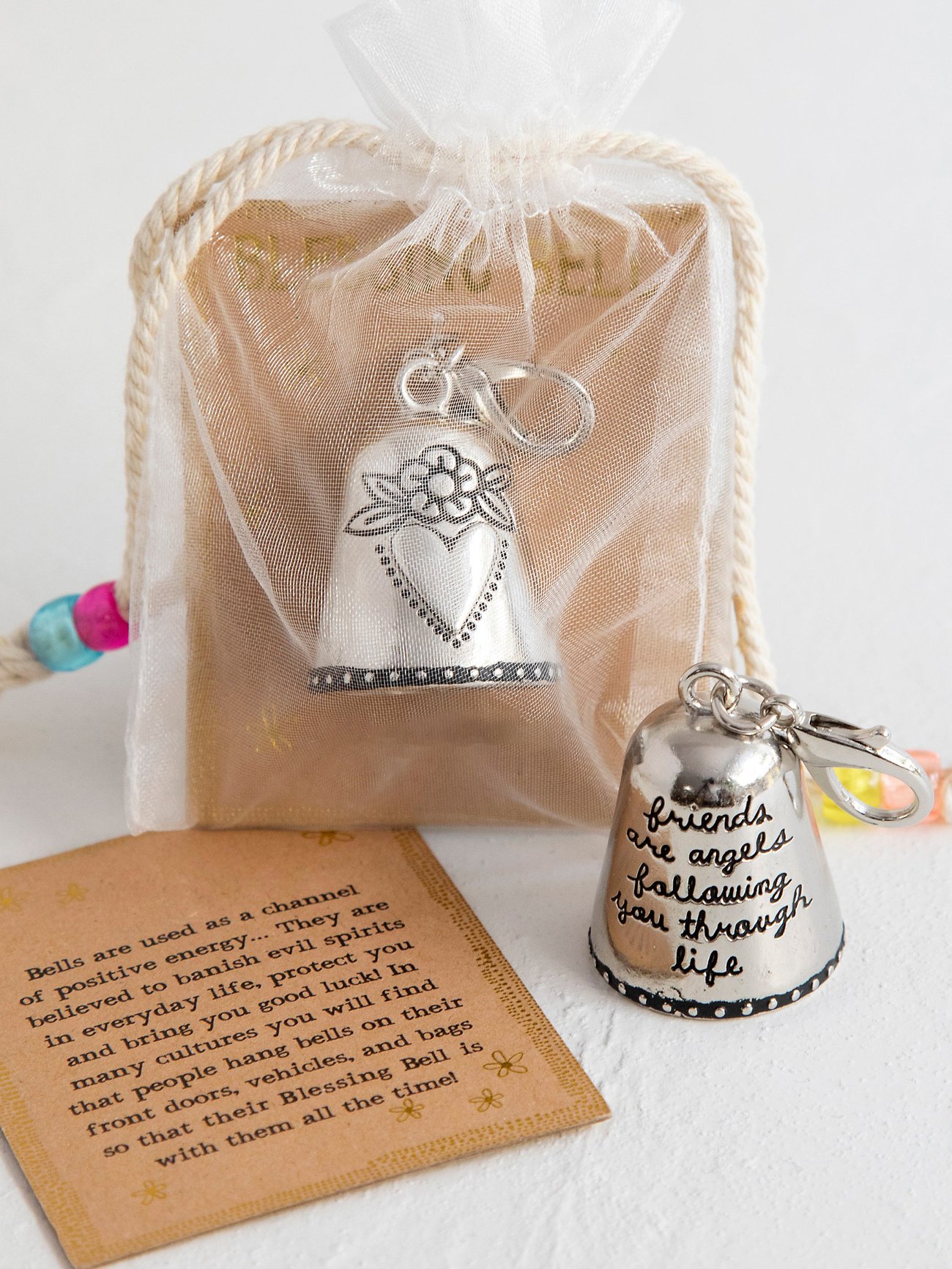 Last Day Sale 75% OFF - Blessing Bell Friends are Angels - Perfect Gift To Who You Love