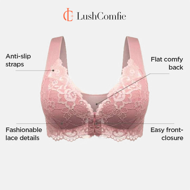 LushComfie - Front Closure 5D Beauty Back Comfy Bra