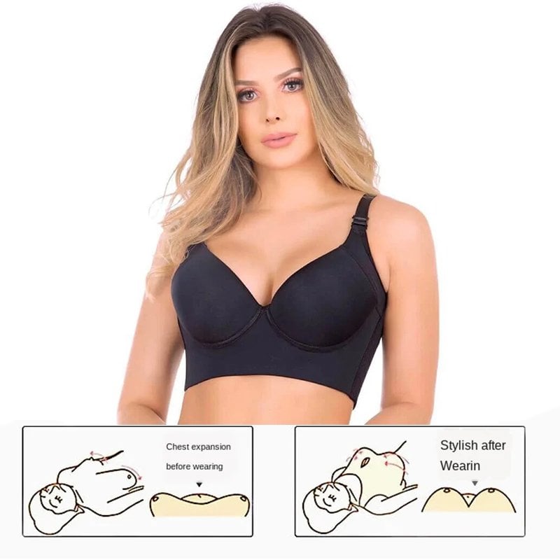 DEEP CUP BRA HIDE BACK FAT WITH SHAPEWEAR INCORPORATED