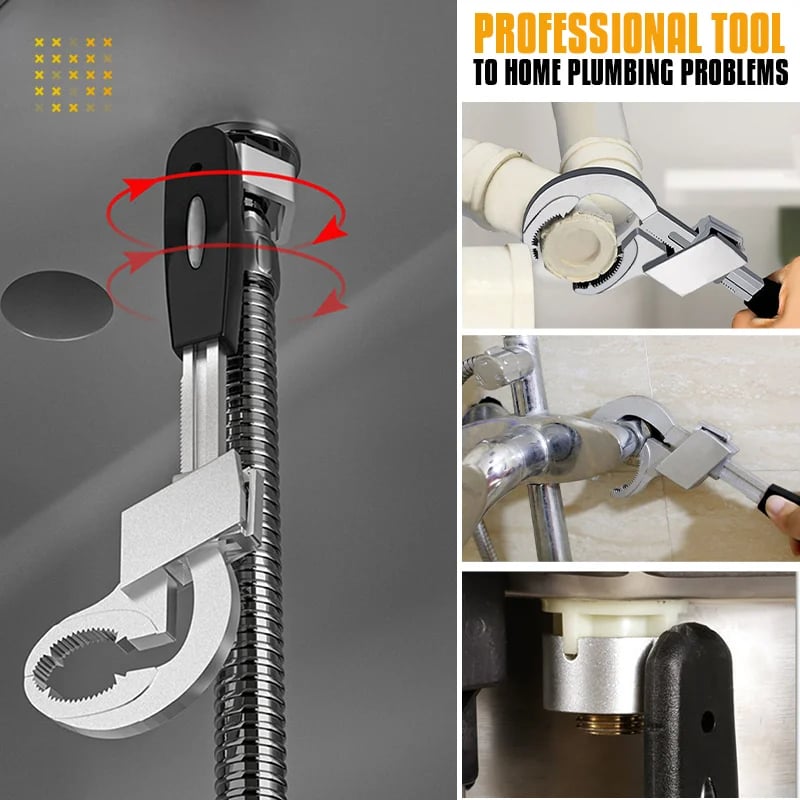 Multifunctional Adjustable Double-ended Wrench Tool