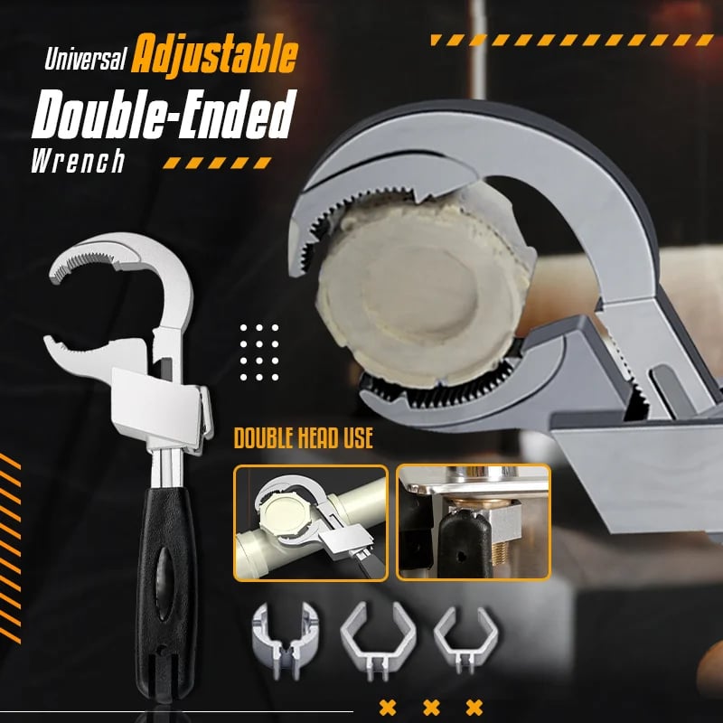 Multifunctional Adjustable Double-ended Wrench Tool