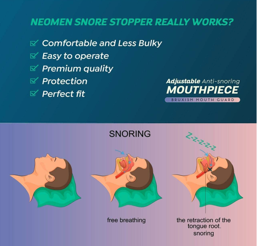 Anti Snoring Mouthpiece Snore Stopper CPAP Machine for Sleep Apnea: New Micro CPAP Machines