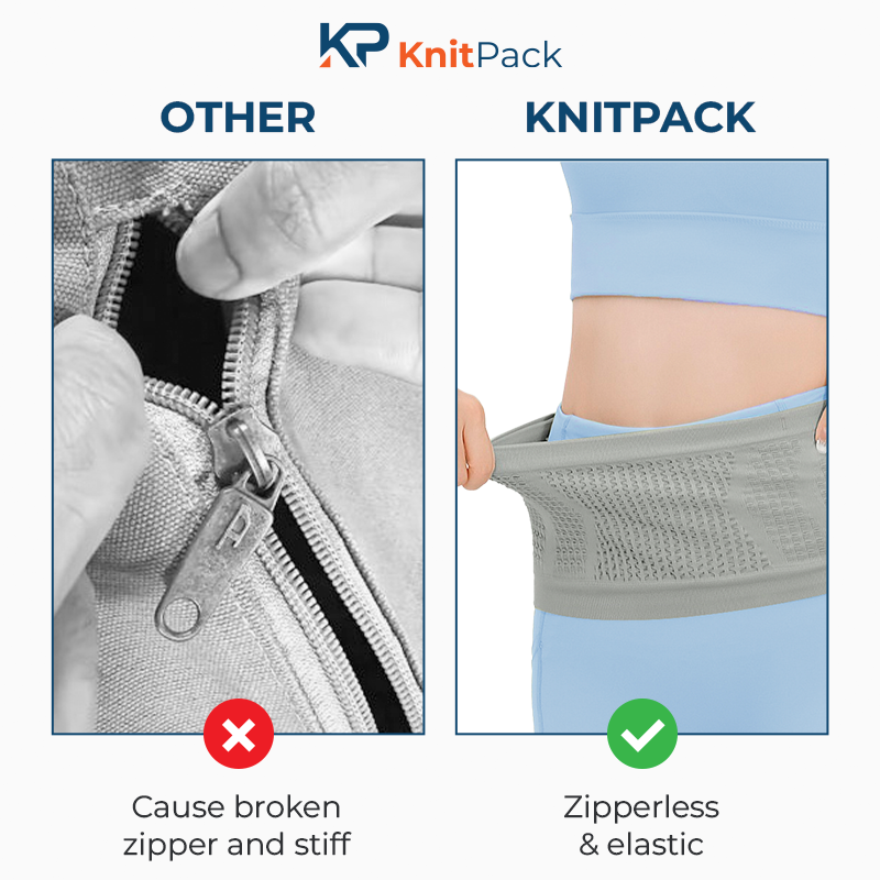 KnitPack - Multifunctional Knit Breathable Concealed Waist Bag