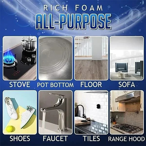 (Last Day 70% OFF) All Purpose Rinse Cleaning Foam - 2023 Spring CleanUp Must Have