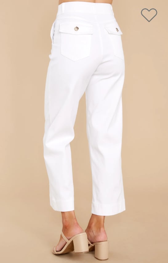 Last Day Promotion 49% - Stretch Twill Cropped Wide Leg Pants