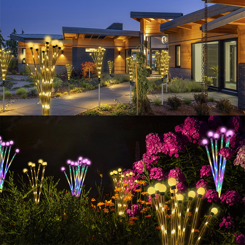Summer Hot Sale 47% OFF - Solar Powered Firefly Garden Light