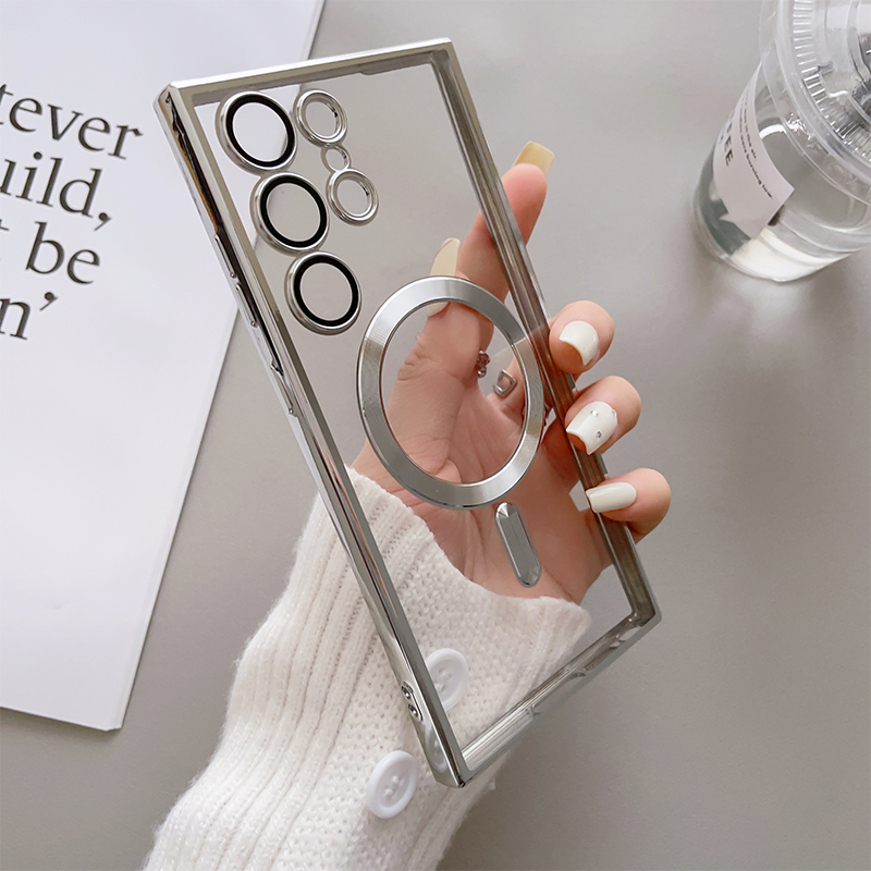 Transparent Magnetic Cases for Samsung