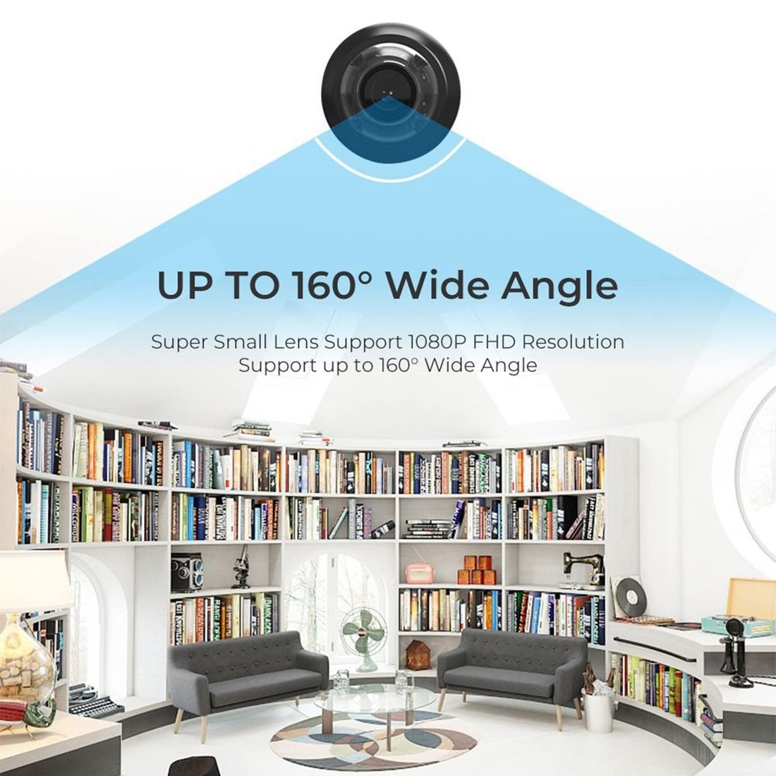 Zone Flex Mini WIFI Camera 1080P HD - Night Vision Included