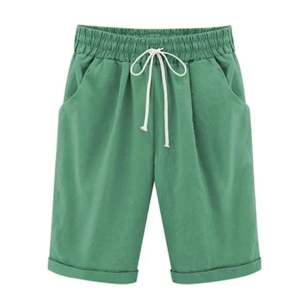 Last Day Promotion 50% OFF - Elastic Waist Casual Comfy Summer Shorts