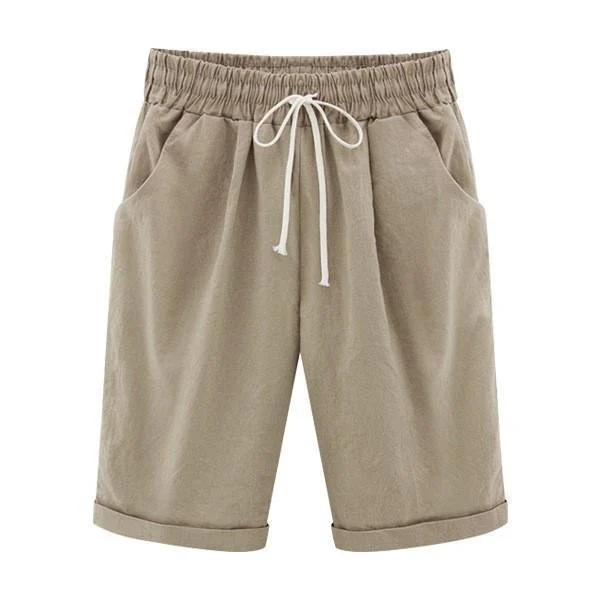 Last Day Promotion 50% OFF - Elastic Waist Casual Comfy Summer Shorts