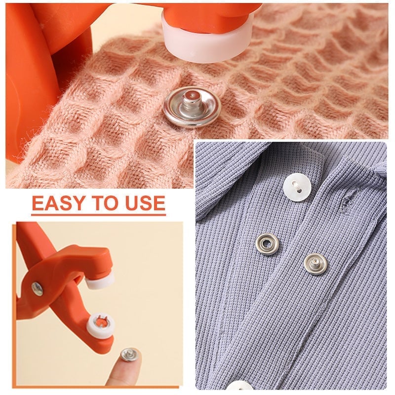 Last Day Promotion 70% OFF - Metal Snap Buttons with Fastener Pliers Tool Kit