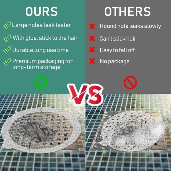 30 PCS Disposable Shower Drain Hair Catcher