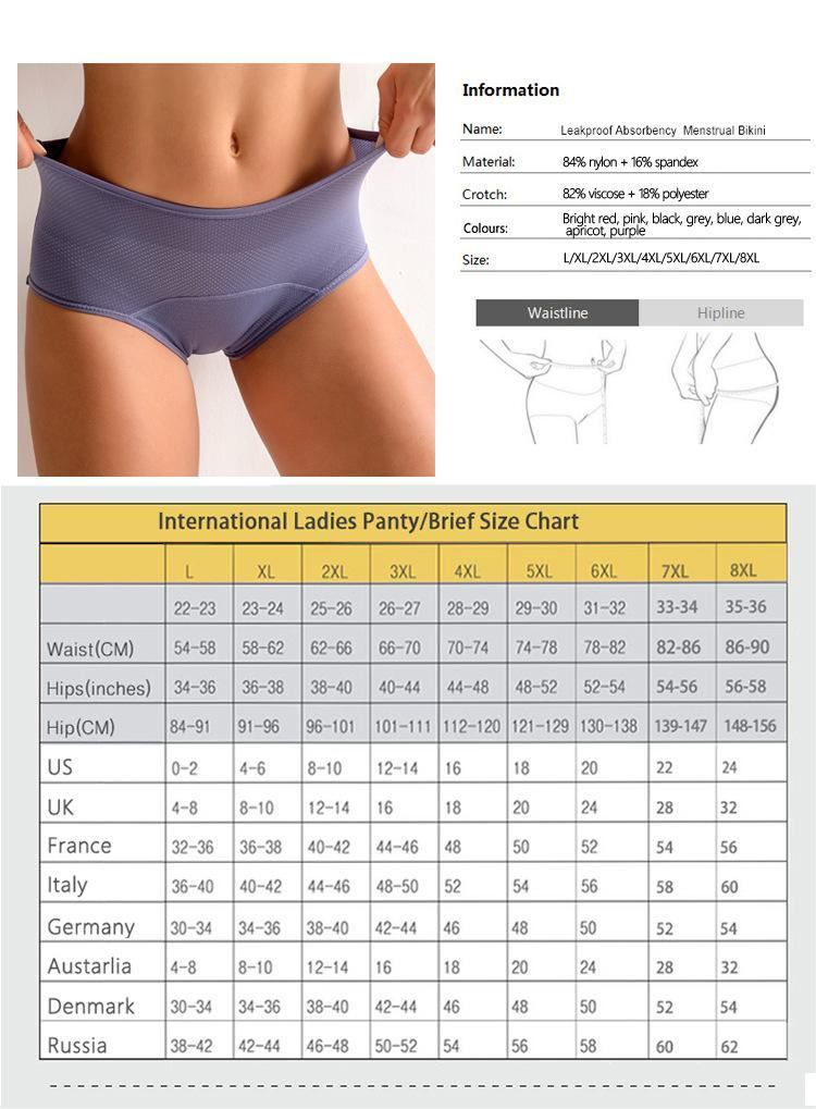 High Waist LeakProof Panties SIZE