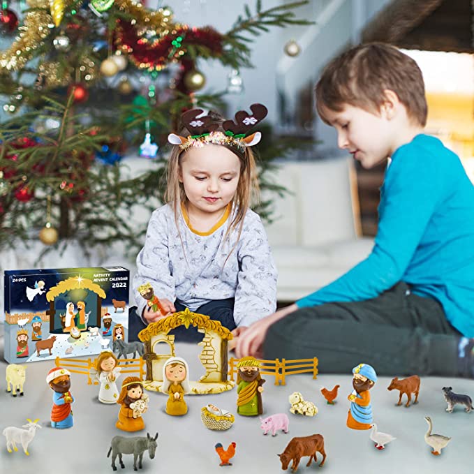 (Christmas Pre-Sale) Nativity Scene Advent Calendar Set