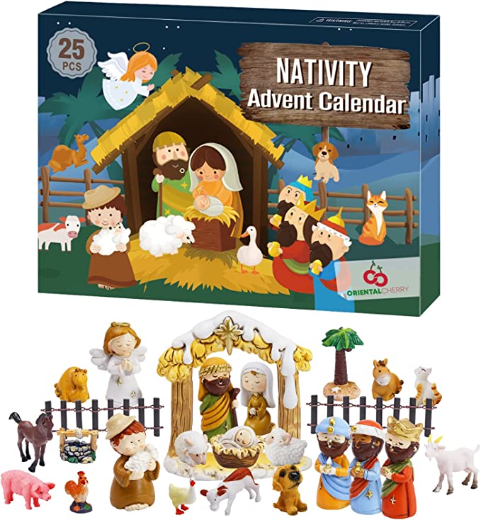 (Christmas Pre-Sale) Nativity Scene Advent Calendar Set