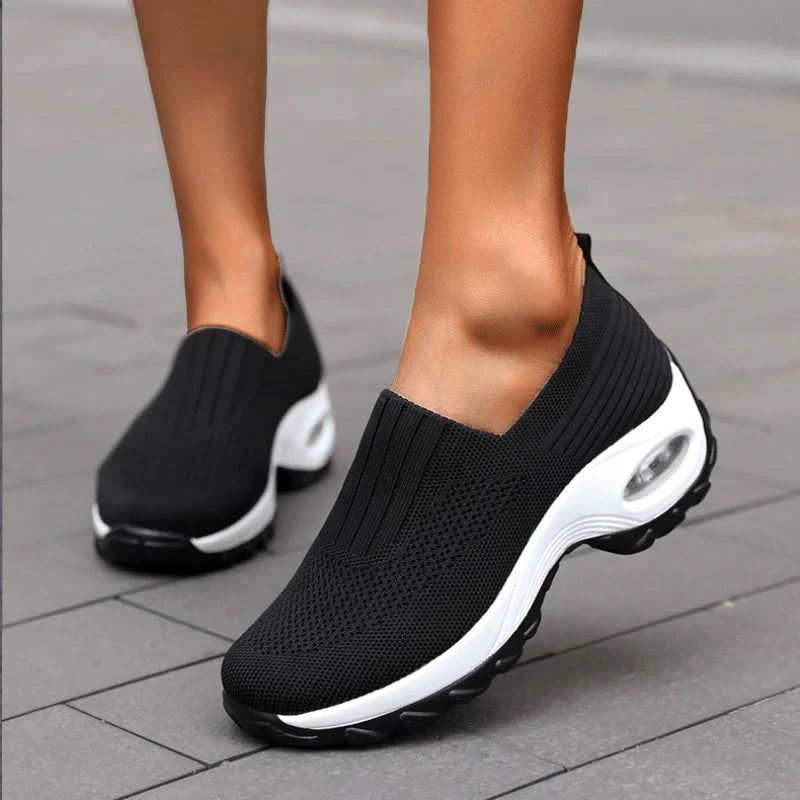 Last Day 50% OFF-Air GO-WALK Comfy Women's Orthopedic Platform Sneakers