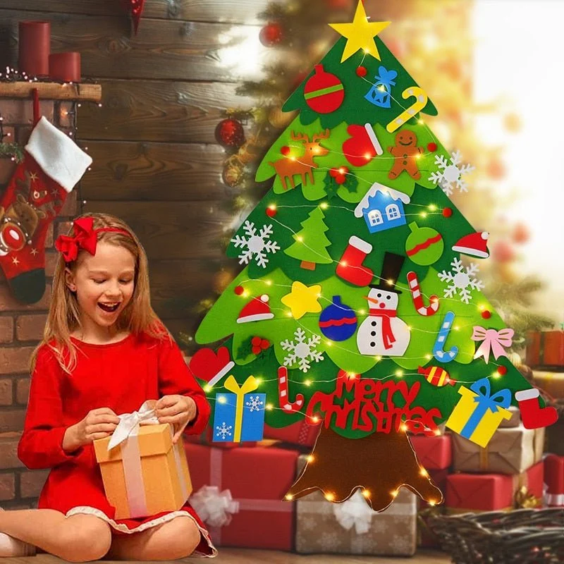 Christmas Promotion 49% OFF - DIY Felt Christmas Tree Set