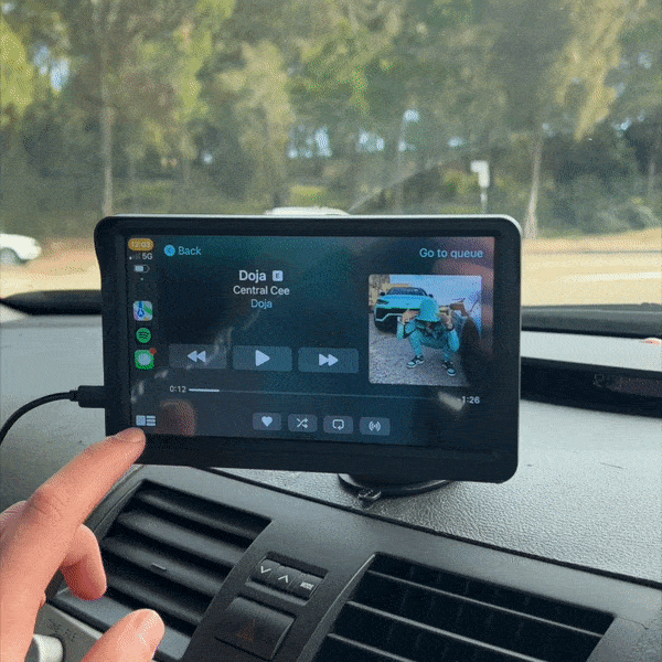DriveScreen Wireless Touchscreen Car Dashboard | Apple CarPlay & Android Auto